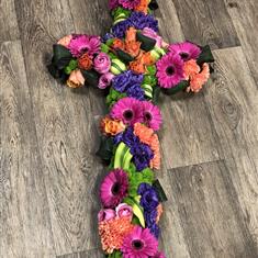 Contemporary Vibrant Cross 